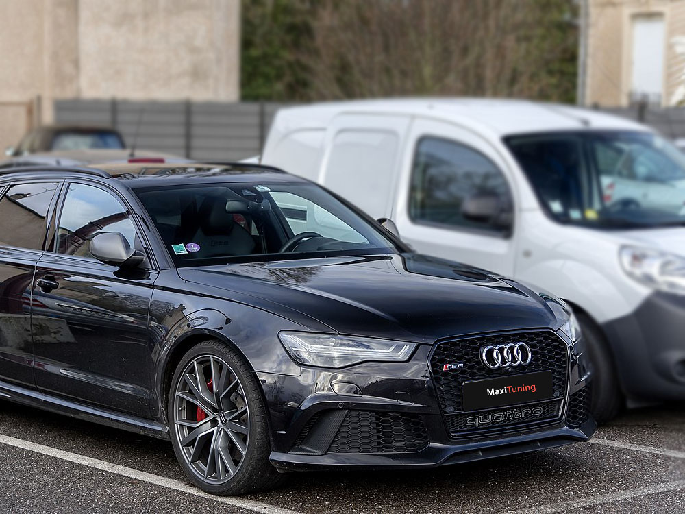 Audi A6 C7 2015-2018 Front Grill, Honeycomb Grill, RS6 Black Quattro Style
